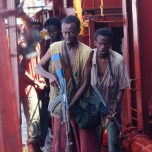 Captain Phillips - Attacco in mare aperto: pirati somali attaccano la nave americana in una scena del film
