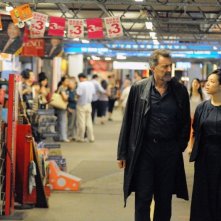 Something Good: Luca Barbareschi con Zhang Jingchu in una scena del thriller