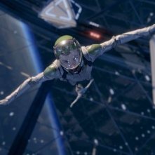 Ender's Game: Asa Butterfield in una spettacolare scena del film