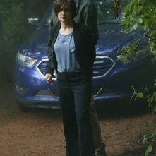 The Blacklist: Tom Noonan e Megan Boone in una scena dell'episodio The Stewmaker