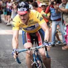 Ben Foster nei panni del ciclista Lance Armstrong