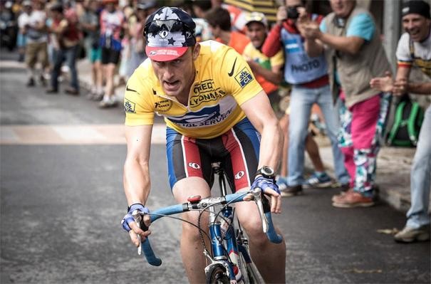 Ben Foster nei panni del ciclista Lance Armstrong