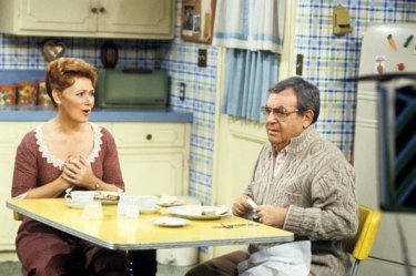 Marion Ross con Tom Bosley nel telefilm Happy Days