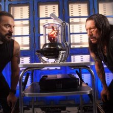 Tom Savini con Danny Trejo in Machete Kills