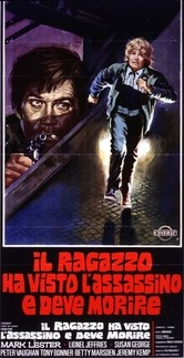 Il ragazzo ha visto l'assassino e deve morire: la locandina del film