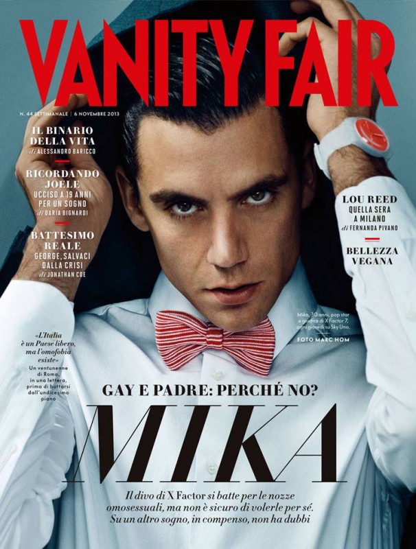 Mika Sulla Cover Di Vanity Fair Italia Per La Sua Partecipazione A X Facto 2013 Ottobre 2013 290176