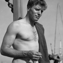Burt Lancaster in spiaggia