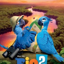 Rio 2: Blu e Jewel nel character poster italiano