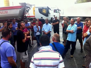 TIR: il regista Alberto Fasulo sul set del suo film