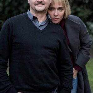 Come il vento: il regista del film Marco Simon Puccioni con Valeria Golino