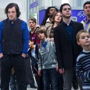 Il paradiso degli orchi:  Émir Kusturica in una scena