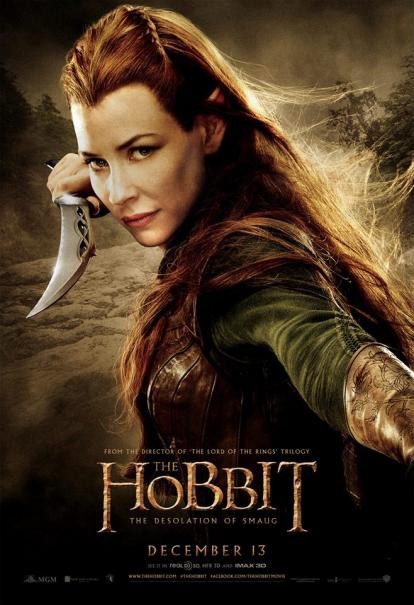 The Hobbit La Desolazione Di Smaug Il Character Poster Di Evangeline Lilly 290631