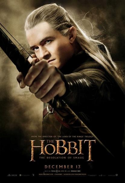 The Hobbit La Desolazione Di Smaug Il Character Poster Di Orlando Bloom 290635