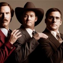 Anchorman 2 - Fotti la notizia: Paul Rudd, Steve Carell, David Koechner e Will Ferrell in un'immagine promozionale