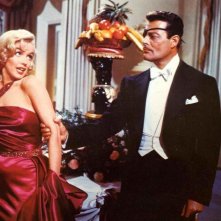 Marilyn Monroe in Come sposare un milionario con Alexander D'Arcy