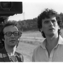 Non ci resta che piangere: Massimo Troisi e Roberto Benigni sul set (foto di MARIO TURSI)