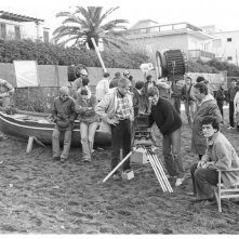 Scusate il ritardo: Massimo Troisi sul set (foto di MARIO TURSI)