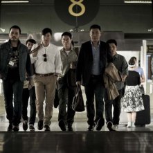 The White Storm: Nick Cheung e Sean Lau in una scena di gruppo del film