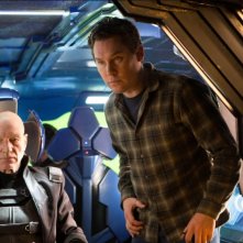 X-Men: Giorni di un futuro passato - Patrick Stewart e il regista Bryan Singer sul set