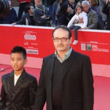 Se chiudo gli occhi non sono più qui: il regista Vittorio Moroni con Kim De Quilla sul tappeto rosso di Roma 2013