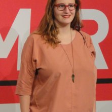 Sitting Next to Zoe: Ivana Lalovic durante il photocall a Roma 2013