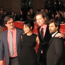 Festival Di Roma 2013 Roman Coppola Con Wes Anderson Giada Colagrande E Jason Schwartzman Sul Red Ca 291970