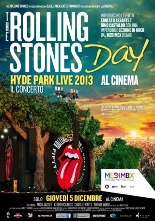 Rolling Stones Day - Hyde Park Live 2013: la locandina del film