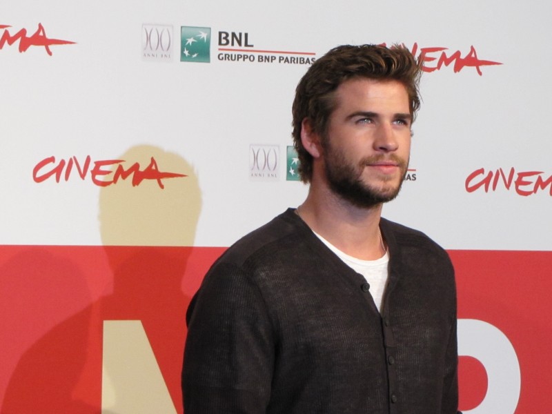 Hunger Games: la ragazza di fuoco, Liam Hemsworth al Festival di Roma 2013 per presentare il film