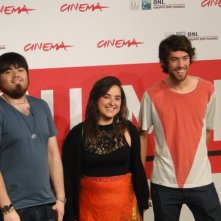 Roma 2013: i giovani registi Diego Ayala ed Anibal Jofré con la produttrice di Cut Down Kite