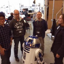 Star Wars: Episode VII  - J.J. Abrams sul set con R2D2