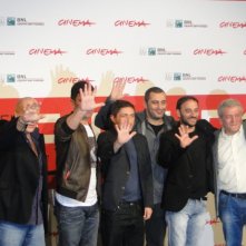 Take Five: Guido Lombardi col cast del film al Festival di Roma 2013