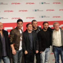 Take Five: il regista Guido Lombardi col cast del film a Roma 2013