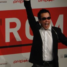 The Mole Song - Undercover Agent Reiji: Il fumettista Noboru Takahashi scherza al photocall al Festival di Roma 2013