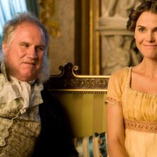Austenland: Keri Russell con Rupert Vansittart in una scena del film