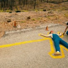 Prince Avalanche: Paul Rudd con Emile Hirsch in una bizzarra scena del film