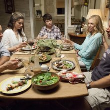 Steve Carell con Toni Collette, Rob Corddry, Liam James e Amanda Peet in C'era una volta un'estate