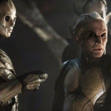 Thor: The Dark World, Christopher Eccleston nei panni di Malekith in una scena del film