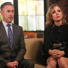 Alan Cumming e Melissa George nell'episodio The Next Month della quinta stagione di The Good Wife