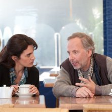 Fabrice Luchini in una scena di Molière in bicicletta con Maya Sansa