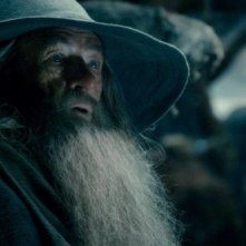 Ian McKellen in una scena de Lo Hobbit: La desolazione di Smaug