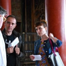 La sedia della felicità: Valerio Mastandrea e Isabella Ragonese sul set con Carlo Mazzacurati