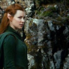 The Hobbit: La desolazione di Smaug, Evangeline Lilly è Tauriel in una scena