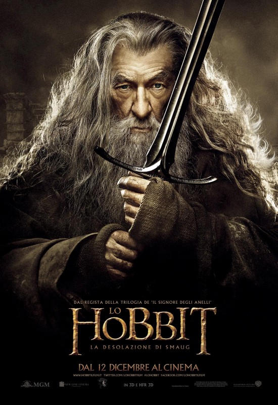 The Hobbit La Desolazione Di Smaug Il Character Poster Italiano Di Ian Mckellen 292782