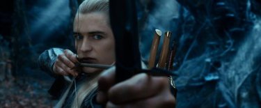 The Hobbit: La desolazione di Smaug, Orlando Bloom in una scena nei panni di Legolas Greenleaf