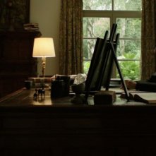 Au nom du fils: la protagonista Astrid Whettnall in una scena con Lionel Bourguet