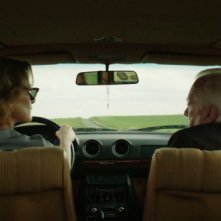 Au nom du fils: la protagonista Astrid Whettnall in una scena con Philippe Nahon