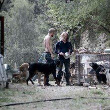 Top of the Lake: Luke Buchanan in una scena della serie con Peter Mullan