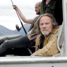 Top of the Lake: Luke Buchanan in una scena di pesca con Peter Mullan