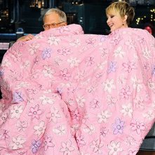 Jennifer Lawrence e David Letterman al Late Show With David Letterman (2013)