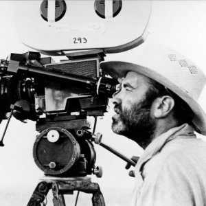 Terrence Malick sul set